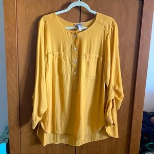 H&M Mustard Top